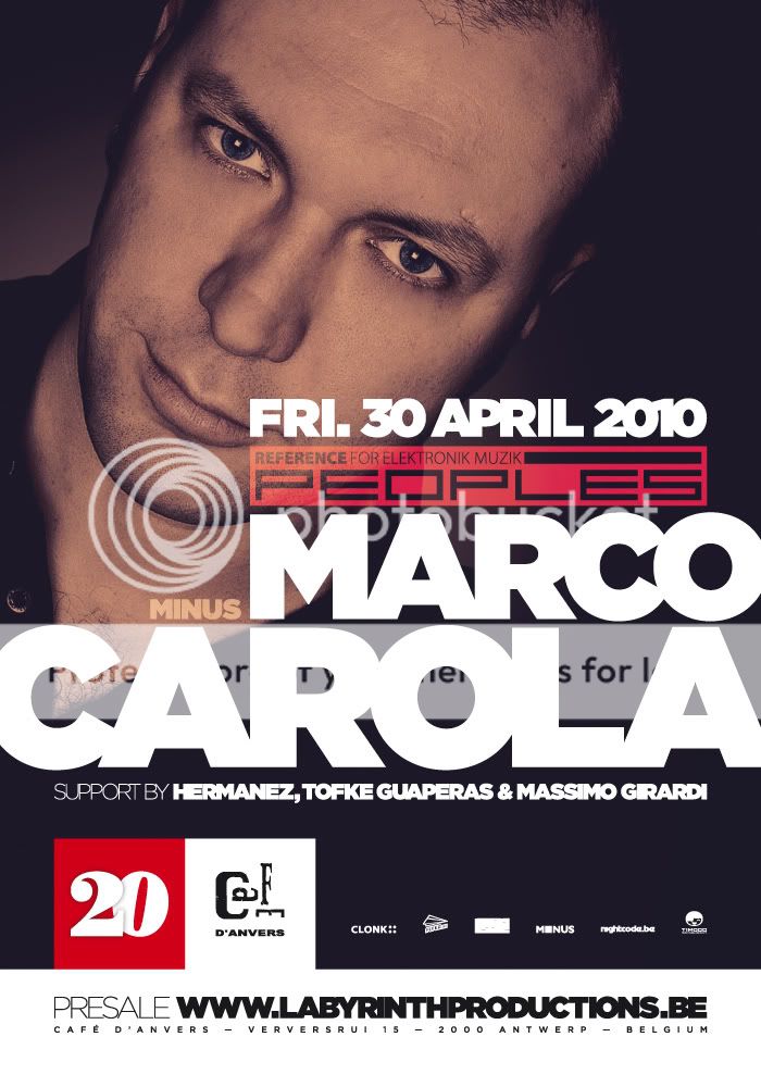 MARCO CAROLA @ CAFE D'ANVERS