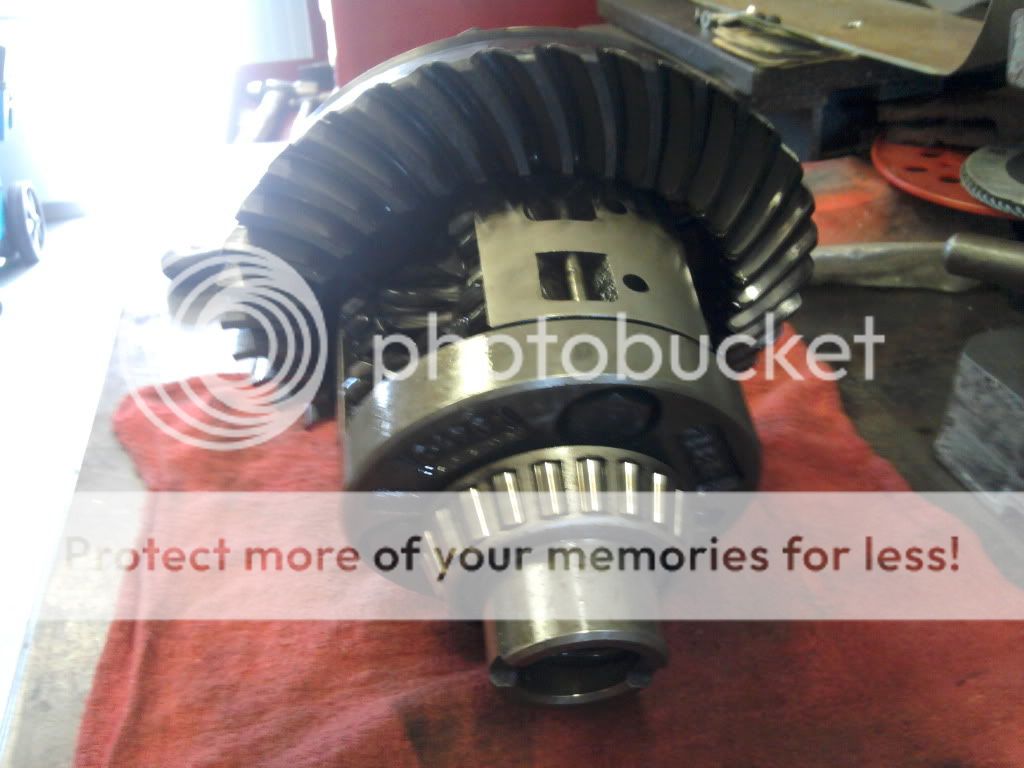 FWD limited slip diff conversion